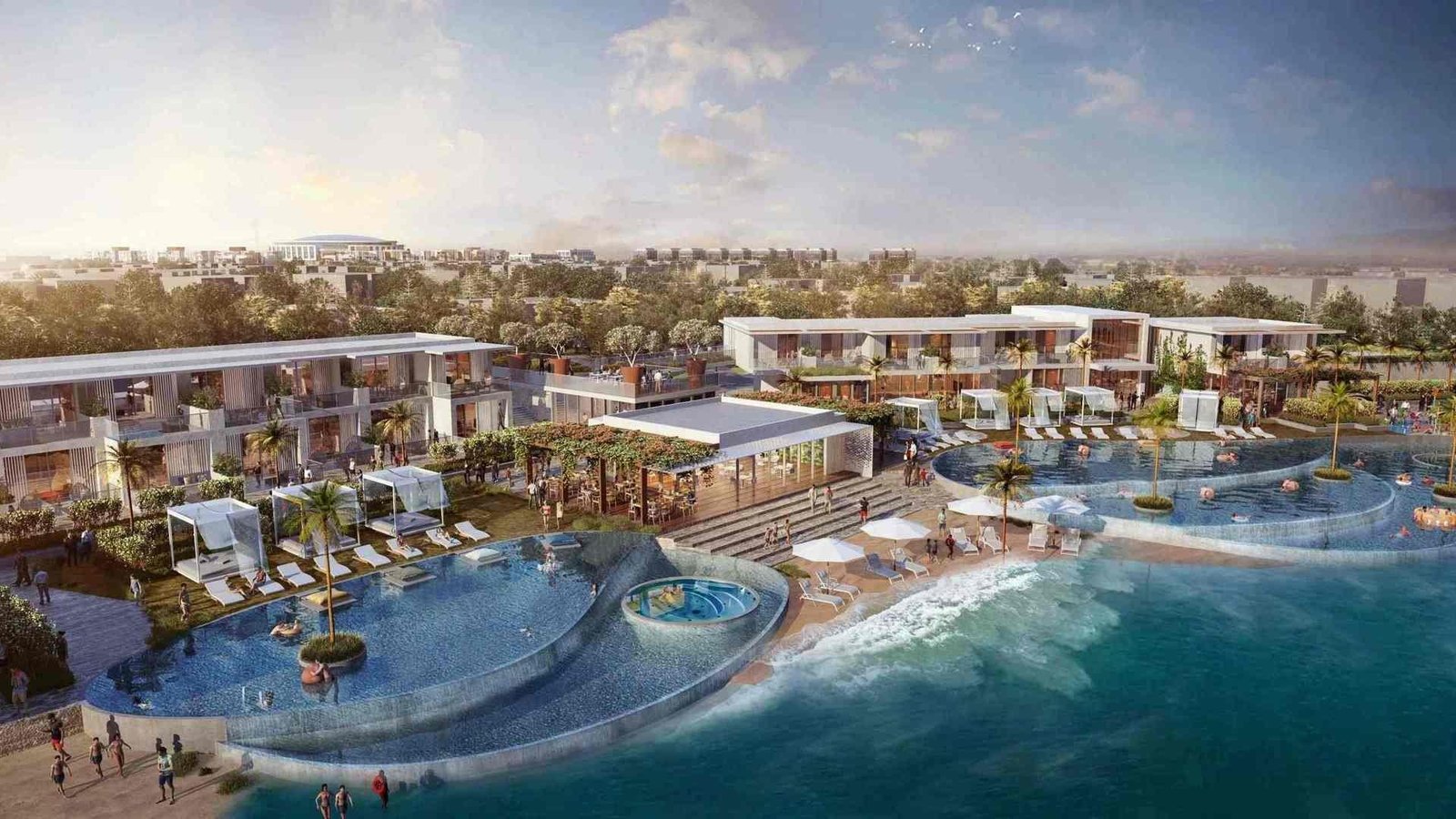 Exclusive Seef Al Jubail villas in Abu Dhabi featuring contemporary architecture and waterfront living